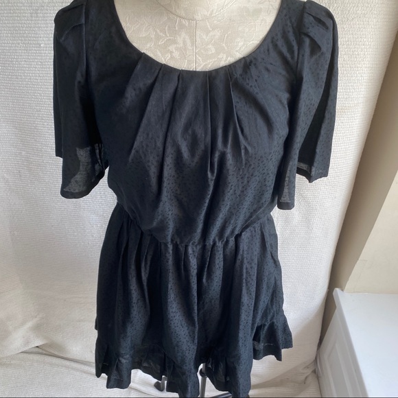 3.1 Phillip Lim S Prairie Print Dress Floral Black - Picture 4 of 8